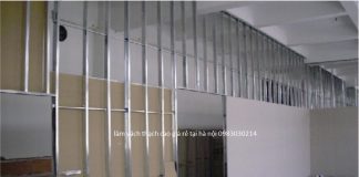 thi công vách thạch cao đúng tiêu chuẩn quy trình thi công vách thạch cao chuẩn
